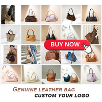 Design personnalisé Automne Hiver Sac fourre-tout de luxe en daim pour femmes Sac à main en cuir de vachette véritable Sac à bandoulière à la mode