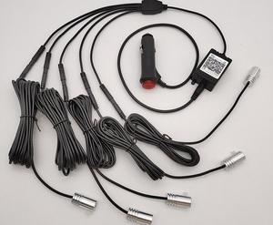 Ruban <span class=keywords><strong>LED</strong></span> flexible à lumière ambiante RGB néon El Wire pour la décoration intérieure de voiture, application de contrôle à distance, éclairage de <span class=keywords><strong>pieds</strong></span>, fibre optique - Product Image 2