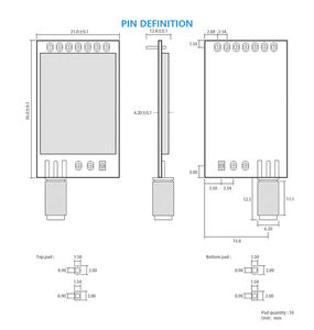 Ebyte ODM E34-2G4H27D NRF24L01 Industrial Lora Gateway Modern <b>Module</b> Serial 27 DBm 2.4GHz Lora Water Meter Transceiver <b>Module</b> - Product Image 6