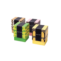 Boîte d'emballage en papier d'huile essentielle de parfum Utilisation cosmétique et soins de la peau avec impression en feuille d'or Comprend un insert en mousse pour les cadeaux