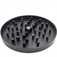 Broyeur à herbes manuel en métal, 40mm, 50mm, 63mm, 75mm, 100mm, 2 pouces, 2,5 pouces, 4 pièces, 4 couches, grand format, accessoire pour fumer les herbes