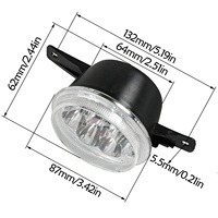 HIAORS – lampe frontale LED 12V pour vtt, Quad 4 roues, TaoTao Baja Coolster 3150A 3150DX, 110cc, 125cc, 150cc, 200cc, 250cc