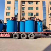 Cuve de mélange minier à agitation pour minerais, modèle 1100 1500, pour boues d'or, de cuivre et de fer, avec moteur haute efficacité