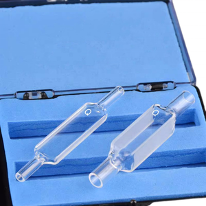 Kuvet Kuarsa Terfusi 10mm Kapasitas 33.5ml Sel Alir dengan Permeabilitas Tinggi OEM Peralatan Pengeringan Laboratorium Berkualitas Tinggi - Product Image 1