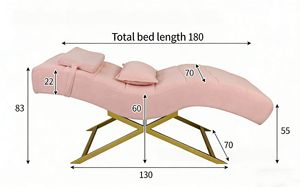 Lit <span class=keywords><strong>de</strong></span> Luxe Moderne Rose pour Technicienne des <span class=keywords><strong>Cils</strong></span>, Mobilier <span class=keywords><strong>de</strong></span> Salon <span class=keywords><strong>de</strong></span> Beauté Doré, Lit <span class=keywords><strong>de</strong></span> Spa Facial Réglable et Inclinable pour Sourcils et <span class=keywords><strong>Cils</strong></span>, à Vendre - Product Image 5