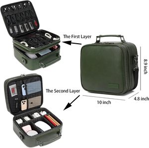 Bolsa de muestra gratis Estuche portátil impermeable para cable, cargador, Banco de energía, tarjeta SD, ratón, disco flash USB - Product Image 3