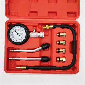 Kit d'Outils Automatiques 0-300 PSI Testeur de Pression de Cylindre avec Manomètre de Compression d'<span class=keywords><strong>Air</strong></span> pour Moteur à Essence - Product Image 2