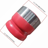 Adaptateur fileté pour tuyau de lutte contre l'incendie, filetage interne à une extrémité, filetage externe à l'autre extrémité, DN80 DN100, à serrage, en fonte