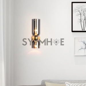 Lampe murale intérieure en verre, style rétro, pour restaurant, chambre, salon, loft, <span class=keywords><strong>escalier</strong></span>, AC 85-265V, décoration de la maison, luminaire <span class=keywords><strong>mural</strong></span> Sytmhoe - Product Image 2