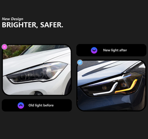 New LED Headlights for X1 F48 2016-2019 12v D2H Bulb 36W 6000K 6000 Lumens 1 Year Warranty Universal Fitment Retrofit - Product Image 6