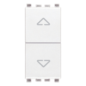 <b>Push</b> <b>Button</b> <b>Switch</b> 10A White NO+NO 4.1x2.8x5.3cm Dual Toggle - Product Image 1