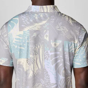 חם מכירה באיכות גבוהה בכל רחבי הדפס mens havayian פולו חולצות מתיחה - Product Image 5