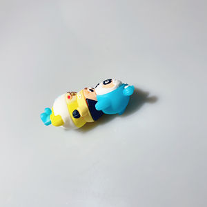 Llavero Personalizable con Bloques Apilables, Cubos Blancos en Forma de Huevo, Colgantes para Llaves de Coche, Adorno Decorativo para Mochila, Hecho de PVC <span class=keywords><strong>o</strong></span> Resina - Product Image 3