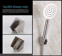 Robinet de douche et baignoire monocommande en acier inoxydable 304, finition brossée, mitigeur céramique chaud/froid, design moderne, doux, directement de l'usine