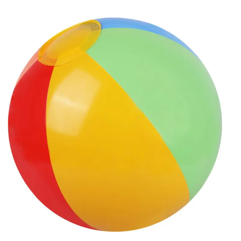 Индивидуальный индивидуальный Радужный цветной надувной пляжный мяч для вечеринки оптом