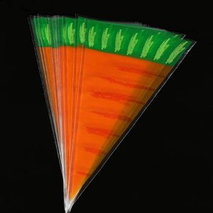 <span class=keywords><strong>Clear</strong></span> <span class=keywords><strong>Cello</strong></span> Wortel <span class=keywords><strong>Shaped</strong></span> Green Top Goody <span class=keywords><strong>Bags</strong></span> Cellofaan Kegel Tassen Voor Pasen Party Favor