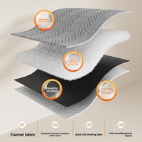 Rideau de porte thermique DaiRui en flanelle épaisse, séparateur de pièce pour l'intimité, protection contre le vent froid, économie d'énergie AC, gris