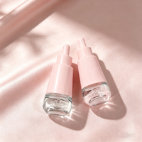 Bouteilles compte-gouttes en verre vides, coniques, vertes, de 30 ml, pour huiles essentielles, cosmétiques, sérums liquides et soins capillaires, personnalisables en usine, vente en gros