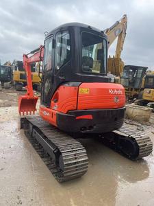 Excavadora Kubota U55 usada original de Japón, 5.5 toneladas, miniexcavadora de cola cero, en stock, lista para enviar, en buen estado de funcionamiento. - Product Image 2