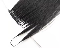 Extensions de cheveux humains au crochet en plumes noires naturelles, pré-séparées, sans nœuds, pour tresses au crochet, vente en gros