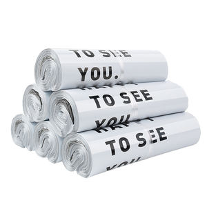 Fábrica al por mayor blanco para bolsa de correo de polietileno logotipo personalizado bolsas de correo impermeables para zapatos mensajeros urgentes calcetines duraderos maíz - Product Image 2