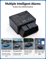 Traceur GPS de voiture TrackTok CY01PRO 4G SA LTE/GPRS avec moniteur vocal, suivi en temps réel, installation facile, application gratuite, localisateur