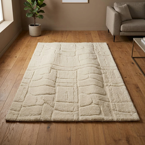 Alfombra Moderna de Lana de Nueva Zelanda Anudada a Mano, Alfombra de Lujo Personalizada para Sala de Estar - Product Image 2