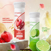 Comprimés effervescents multivitaminés à la vitamine C et au zinc, aux saveurs variées, pour renforcer le système immunitaire, blanchir et embellir la peau.