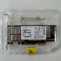 Tarjeta de red Mellanox MCX755106AS-HEAT CX7 QSFP112 NDR200 IB 200G de doble puerto PCI de 10 Gbps
