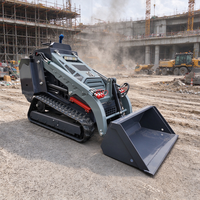 Mini Skid Steer Loader Ringkas dengan Tenaga Hidrolik Canggih untuk Tugas Konstruksi Perkotaan