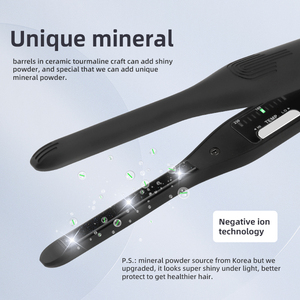 Plancha de <span class=keywords><strong>Pelo</strong></span> Pequeña de 0.3 Pulgadas Más Vendida, Plancha de Cerámica con Turmalina para Cabello <span class=keywords><strong>Corto</strong></span>, Barba y <span class=keywords><strong>Rizador</strong></span> de Pixie - Product Image 3