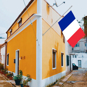 3x5Ft alta calidad Triple/doble capa más tela opaca 100D tela de poliéster Bandera de País Francia país - Product Image 3