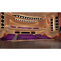 Solución de Diseño Acústico para Teatros, Suministro de Materiales, Servicio Integral, Paneles, Difusores, Bafles de Techo, Control de Reverberación