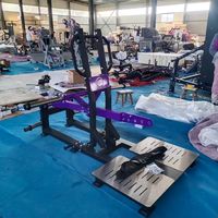 Équipement commercial de musculation pour la remise en forme, machine à exercices pour les jambes à charge de plaques en acier, entraîneur de squat à ceinture de hanche à charge lestée pour