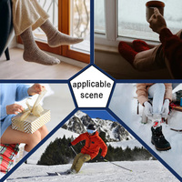 Performance Logo Winter Extra Warm Chaussettes en laine mérinos Chaussettes de sport thermiques épaisses Chaussettes de ski personnalisées pour le snowboard