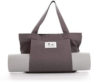 Sac en toile de yoga robuste de grande capacité en toile avec logo personnalisé sac fourre-tout multifonctionnel - Product Image 3
