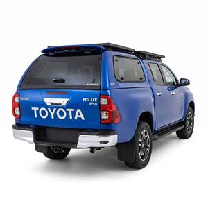 Toldo Enrollable Manual de Fibra de Vidrio de Alta Calidad para Toyota Revo Vigo, Techo Rígido Impermeable para Camioneta con Rieles de Techo - Product Image 1