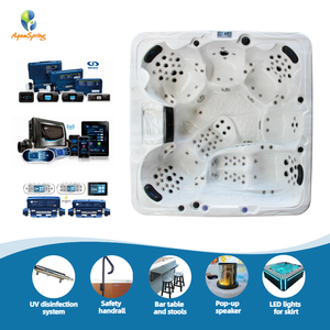 Jacuzzi Exterior de Diseño Moderno, Bañera de Hidromasaje de Moda para Exteriores, Jacuzzi Exterior para 6 Personas - Product Image 2