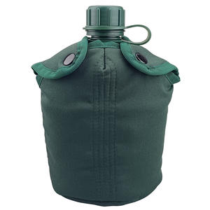 Muestra gratuita de fabricante popular: Juego de tres piezas de botellas de agua para acampar al aire libre con taza y tapa. - Product Image 2