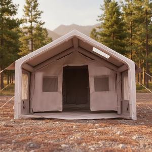 Tente de <span class=keywords><strong>camping</strong></span> gonflable quatre saisons pour l'extérieur, grand espace, deux chambres, 5-6 personnes, tissu Oxford, imperméable, ouverture automatique rapide - Product Image 4