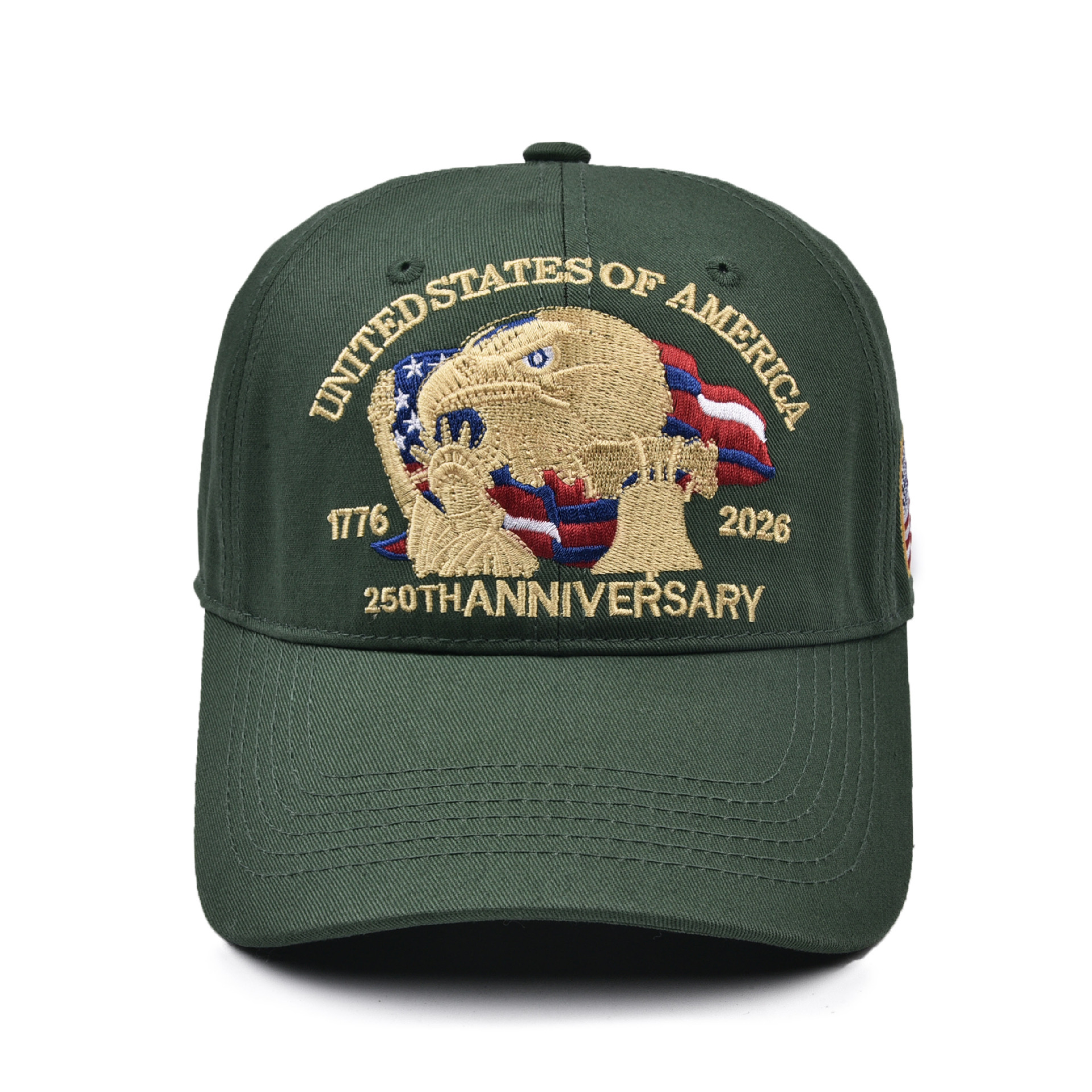 Casquette de baseball verte pour adulte