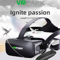 Headset VR Denim Kelas Ekspor Terbaru Virtual Reality 3D Box All-In-One Headphone Terintegrasi Film 3D Gaming Model Unisex