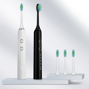 Cepillo de dientes eléctrico sónico de doble botón de carga con conmutación de 5 modos y conmutación de 3 Fuerzas - Product Image 1
