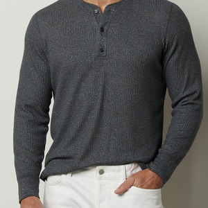 Camiseta Térmica para Hombre, Capa Base de Invierno, Manga Larga, Ecológica, de Secado Rápido, Transpirable, de Algodón, Poliéster y Lona, de Alta Calidad - Product Image 6