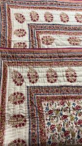 Premium Quality Indian Vintage <b>Kantha</b> Work Quilt Hand Stitched Cotton Printed Pattern for Bedspread <b>Throws</b>/Gudari/Blankets - Product Image 6