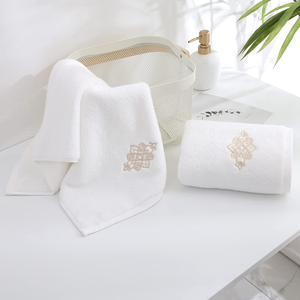 China Factory Wholesale 35*75 cm 70*140 cm Custom logo Package Hand Face <b>Bath</b> <b>Towels</b> <b>Sets</b> 100% Pure Cotton 3 Pieces <b>Towel</b> <b>Set</b> - Product Image 2