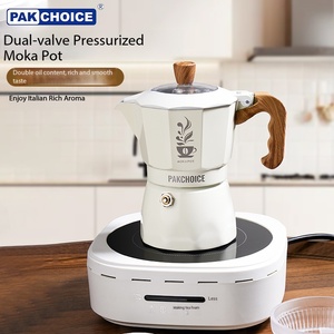<span class=keywords><strong>Cafetière</strong></span> Moka en aluminium à double valve avec base chauffante électrique en céramique, <span class=keywords><strong>2</strong></span> <span class=keywords><strong>tasses</strong></span>, 150 ml - Product Image 3