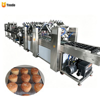 Automatische Muffinsmachine van roestvrij staal, hoge snelheid cupcake productielijn voor voedingsmiddelenverwerkende fabrieken