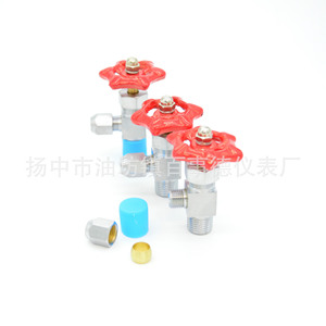 Vanne à opercule droite manuelle en cuivre ZG1/4-6 avec structure à bille de type pince à aiguille à raccord coudé à 90 degrés - Product Image 4