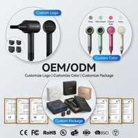 Sèche-cheveux de salon pour la maison et les hôtels, léger, sans pales, haute vitesse, portable, fonction ionique, avec buse concentratrice, électrique AC